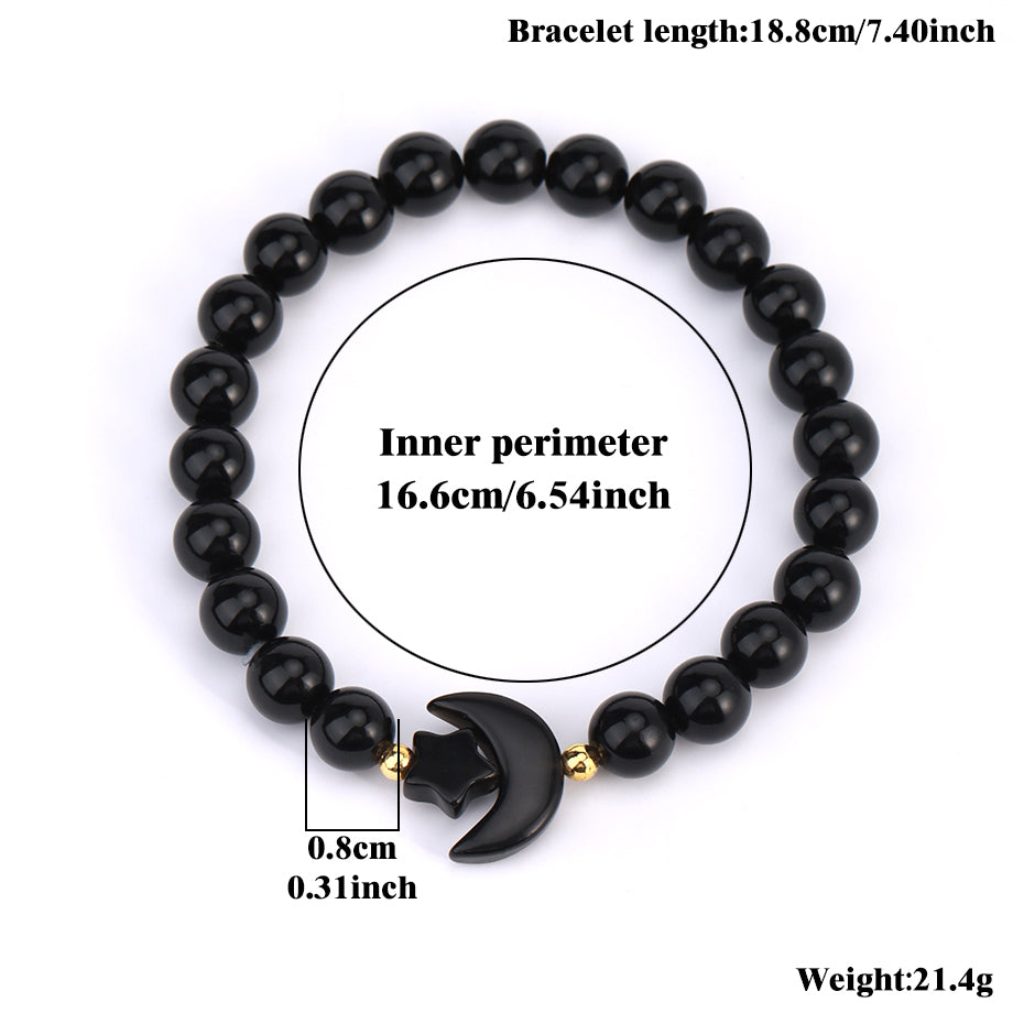 Clear Quartz Moon Magic Bracelet