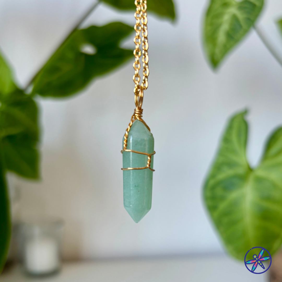 Aventurine Golden Glimmer Necklace