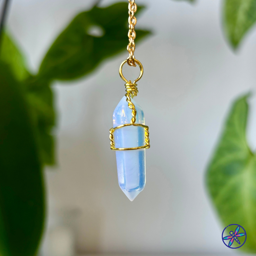 Opalite Golden Glimmer Necklace