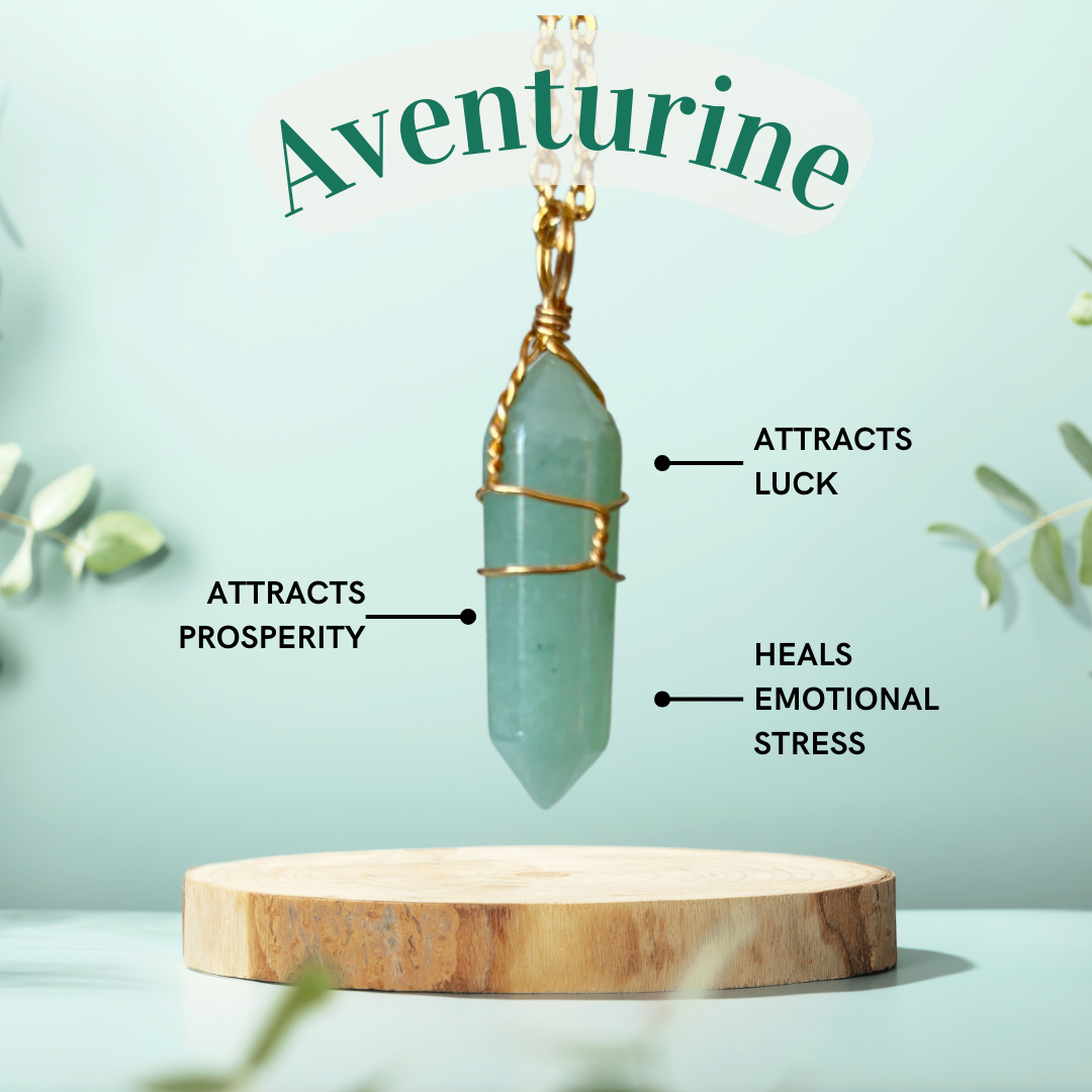 Aventurine Golden Glimmer Necklace