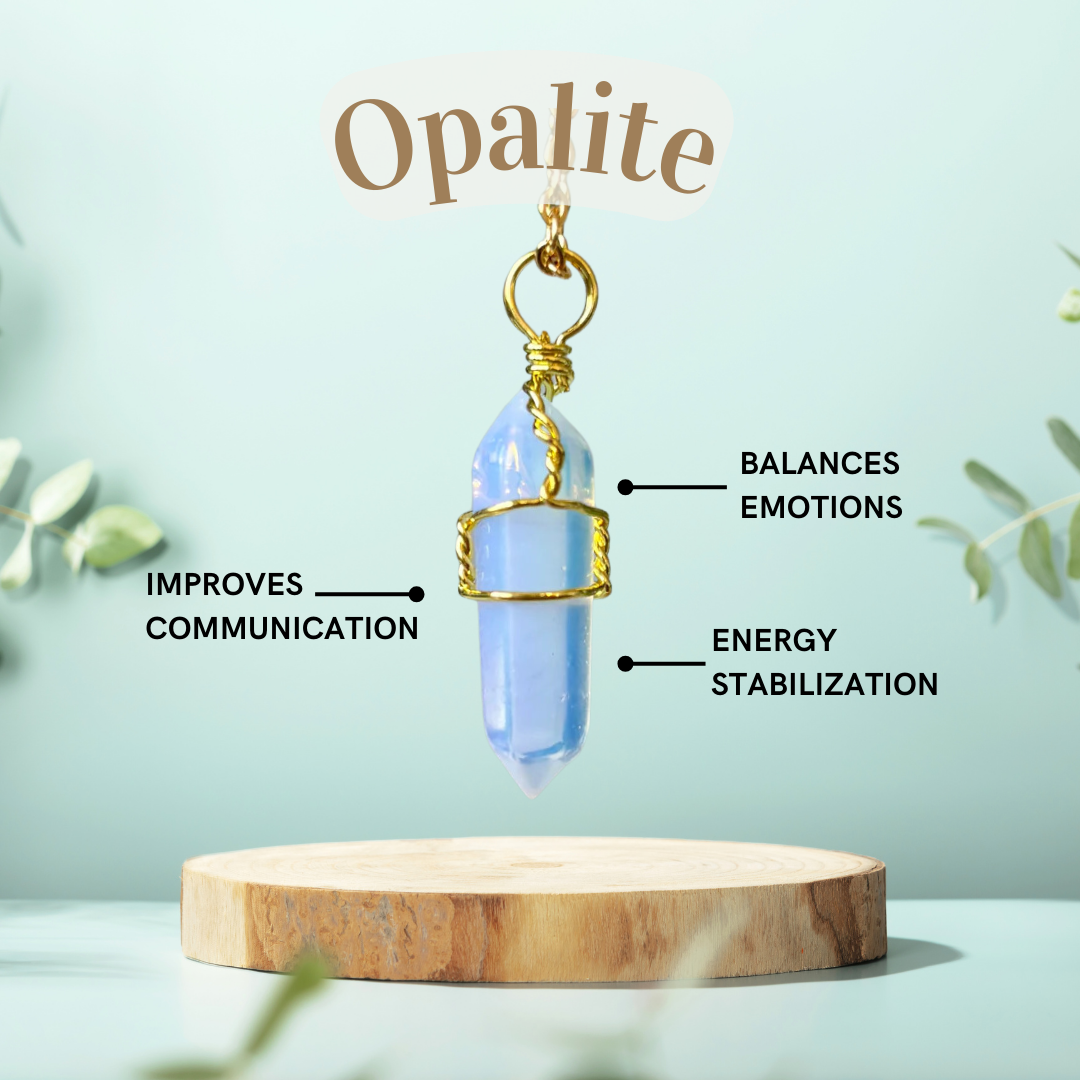 Opalite Golden Glimmer Necklace