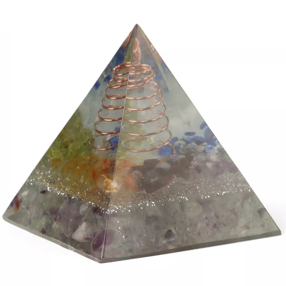 Seven Chakra Silver Wired Crystal Tree – orgonitesworld