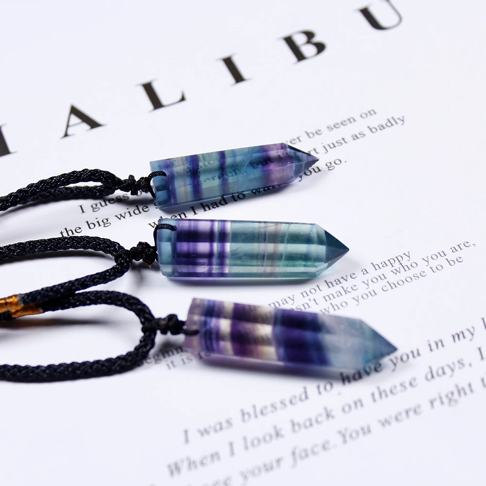 Divine Fluorite Crystal Necklace