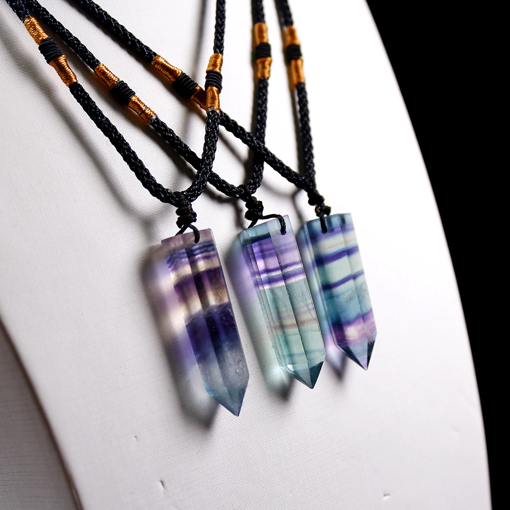 Divine Fluorite Crystal Necklace