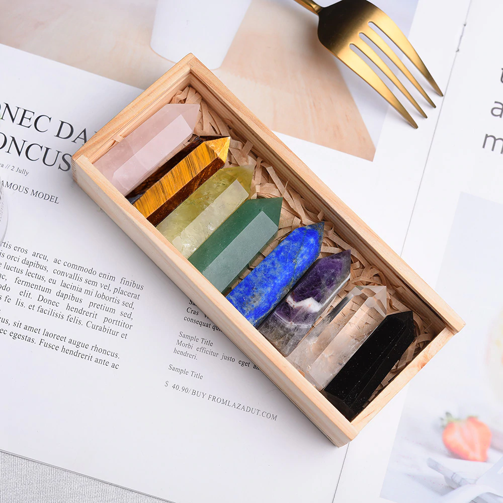 Rainbow Crystal Points Collection Vol. I  - 8 pc.