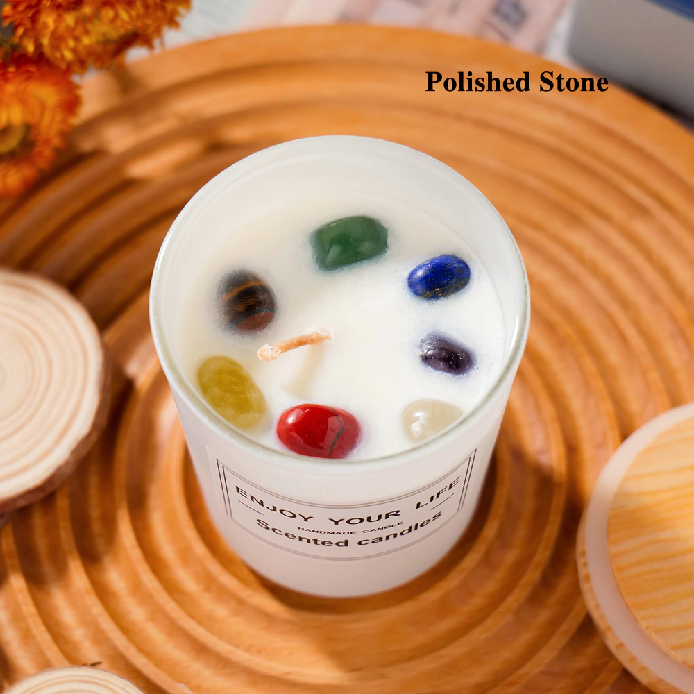 Positivity Crystal Candle - 7 Chakras