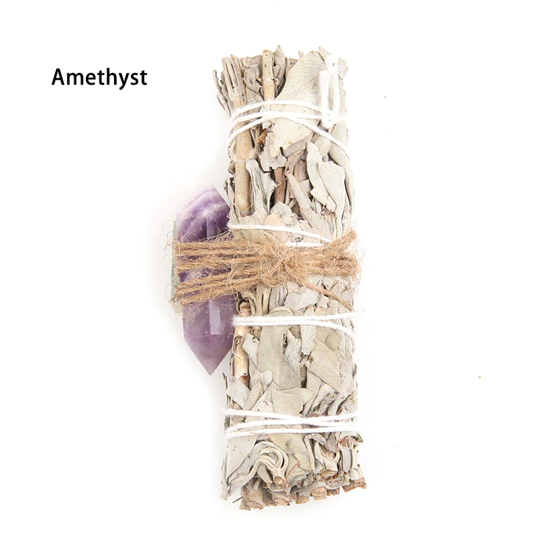 Pacchetto purificante con salvia e cristalli