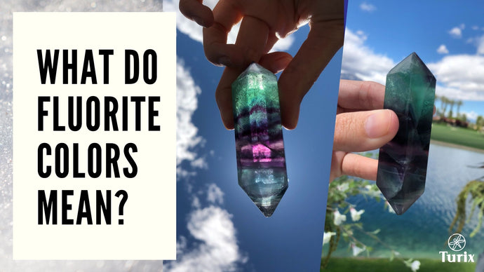 What do fluorite colors mean?