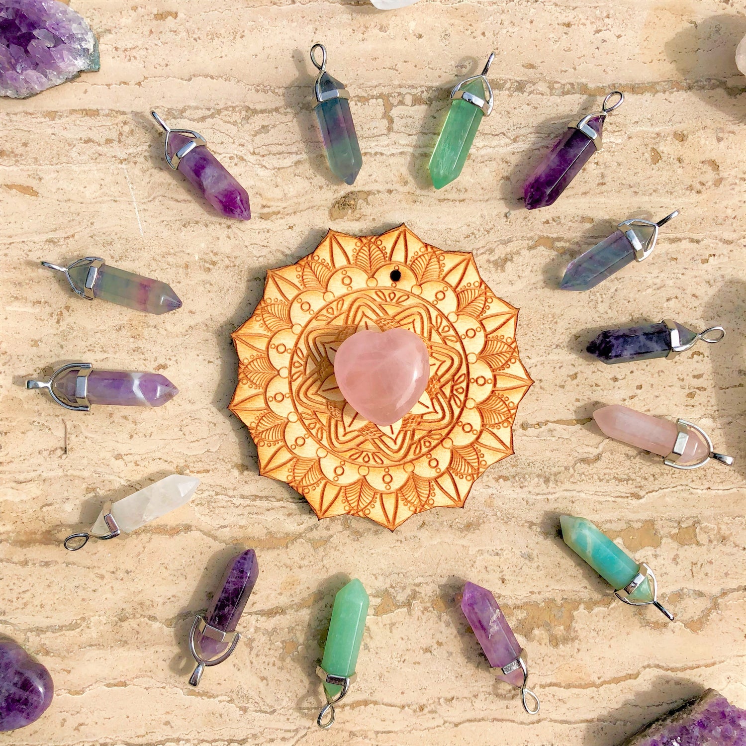 Crystal Point Necklaces