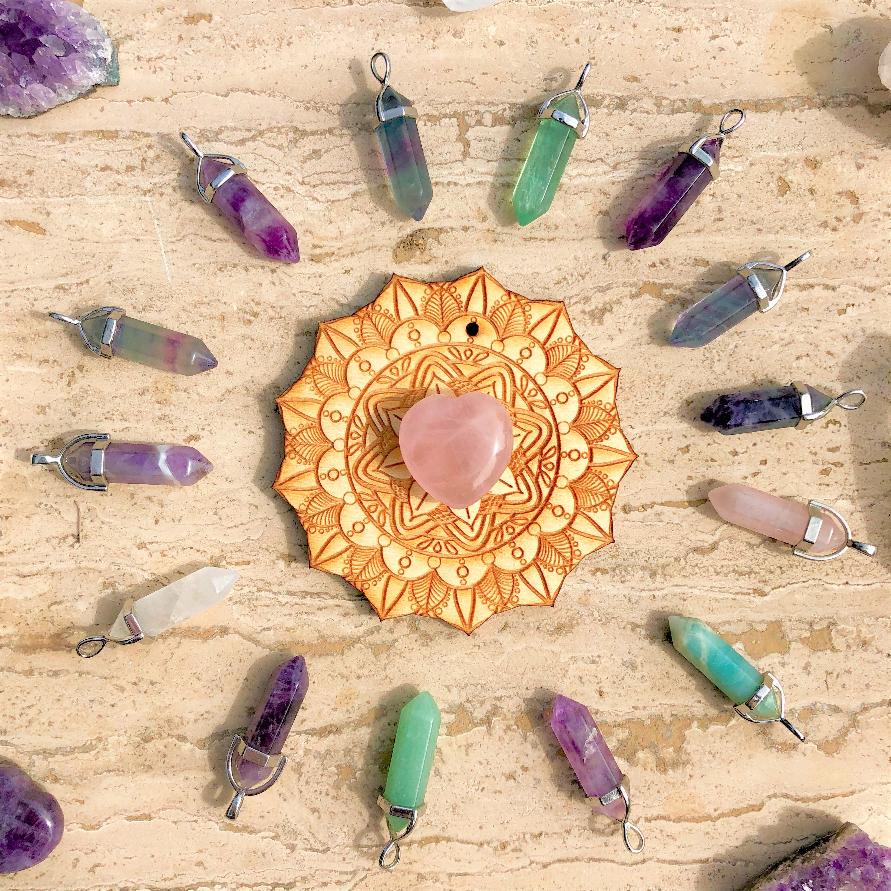 Crystal Point Necklaces