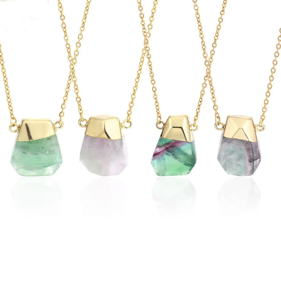 Fluorite Charm Necklace