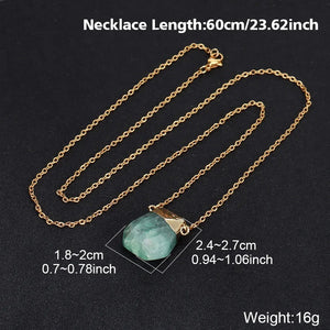 Fluorite Charm Necklace