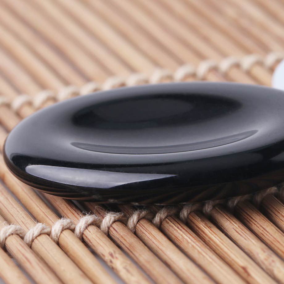 Black Obsidian Worry Stone
