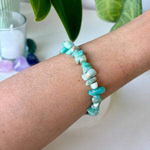 Amazonite Chips Bracelet