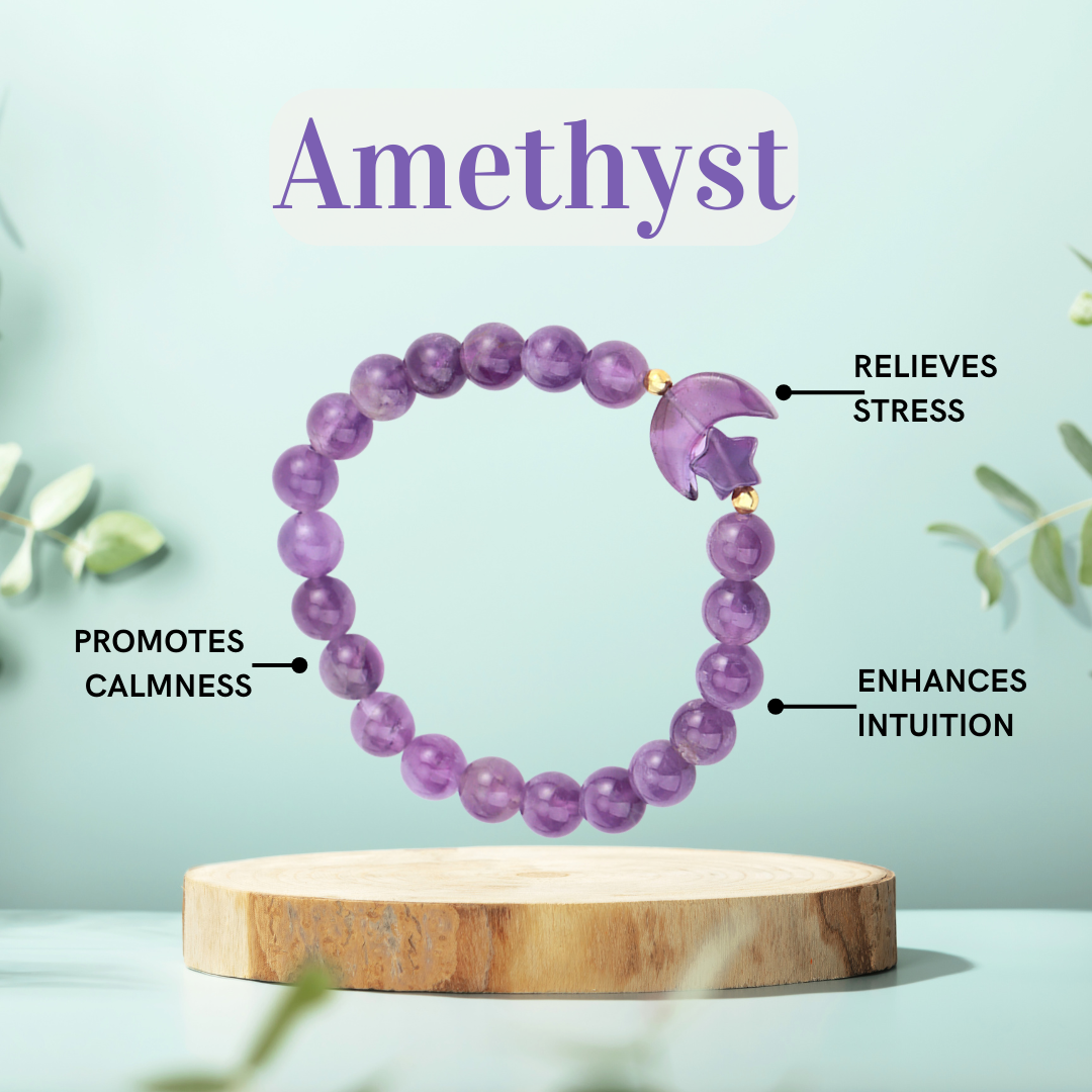 Amethyst Moon Magic Bracelet