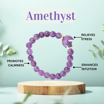 Amethyst Moon Magic Bracelet