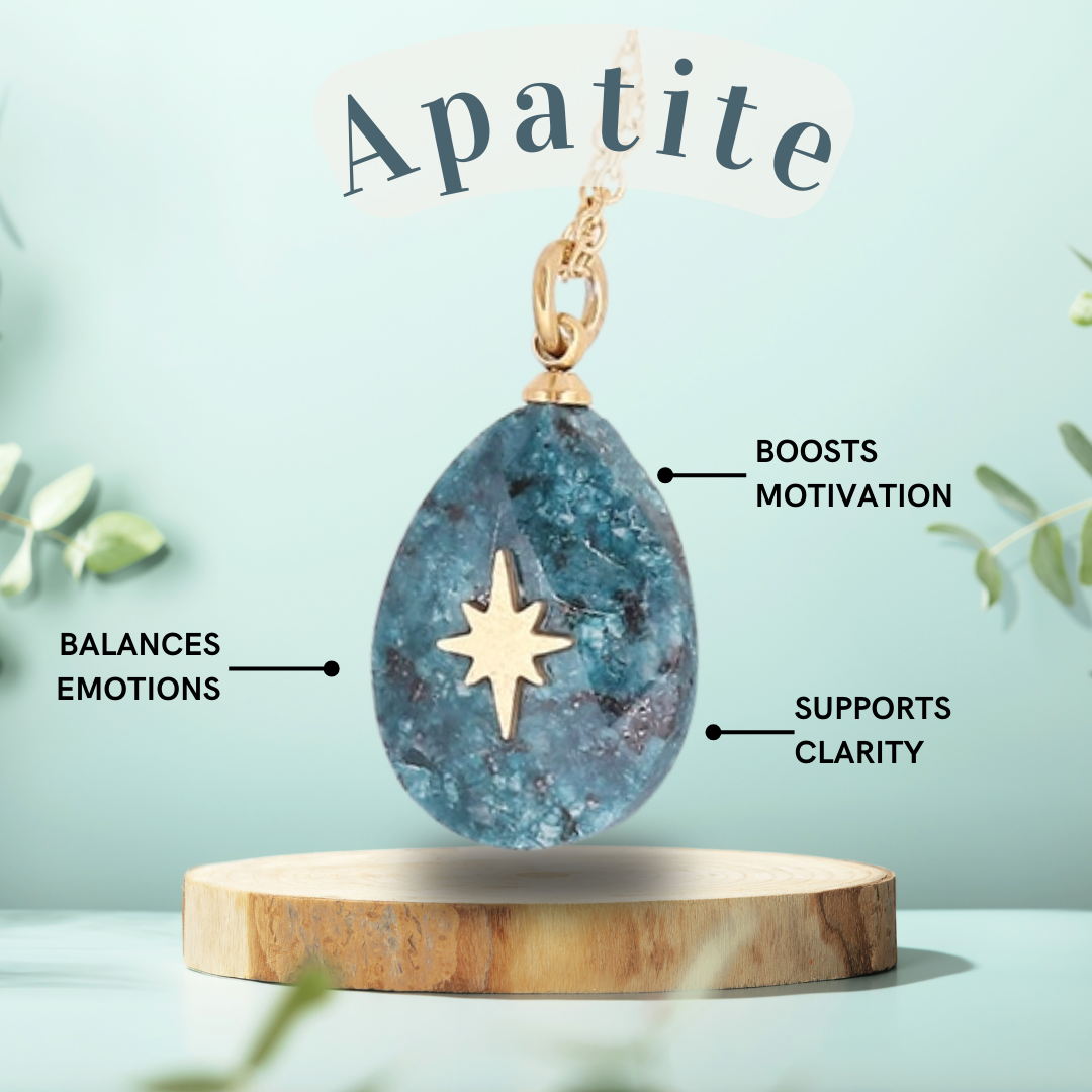 Dainty Cosmic Crystal Necklace – Apatite