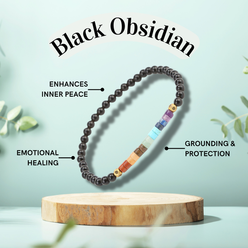 Black Obsidian Harmony Bracelet