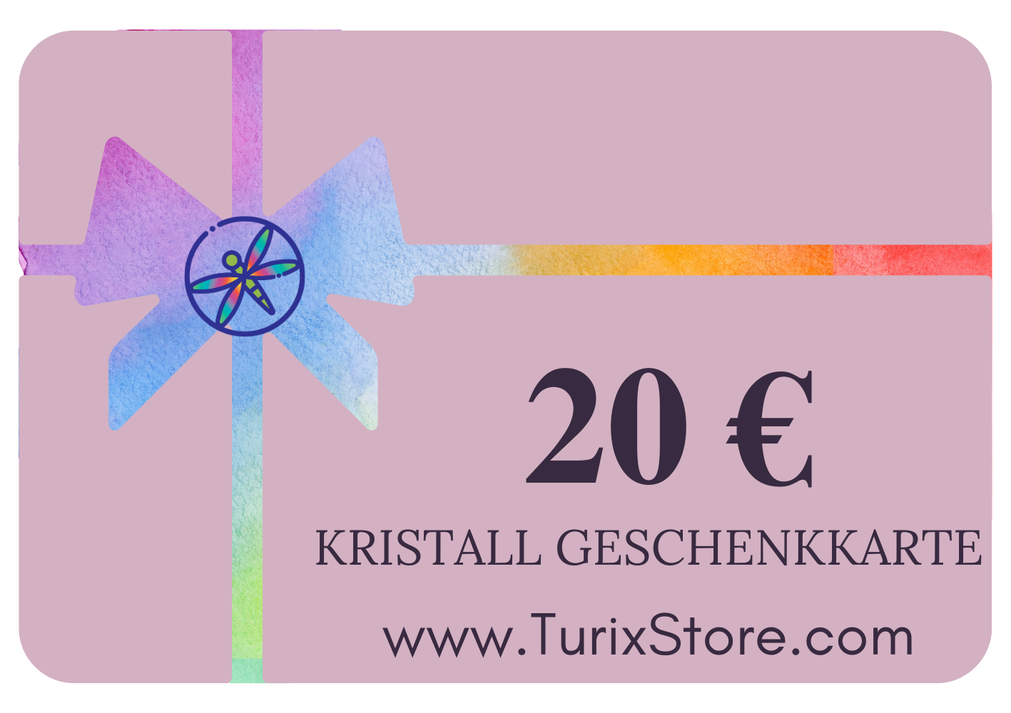20 € Kristall-Geschenkkarte