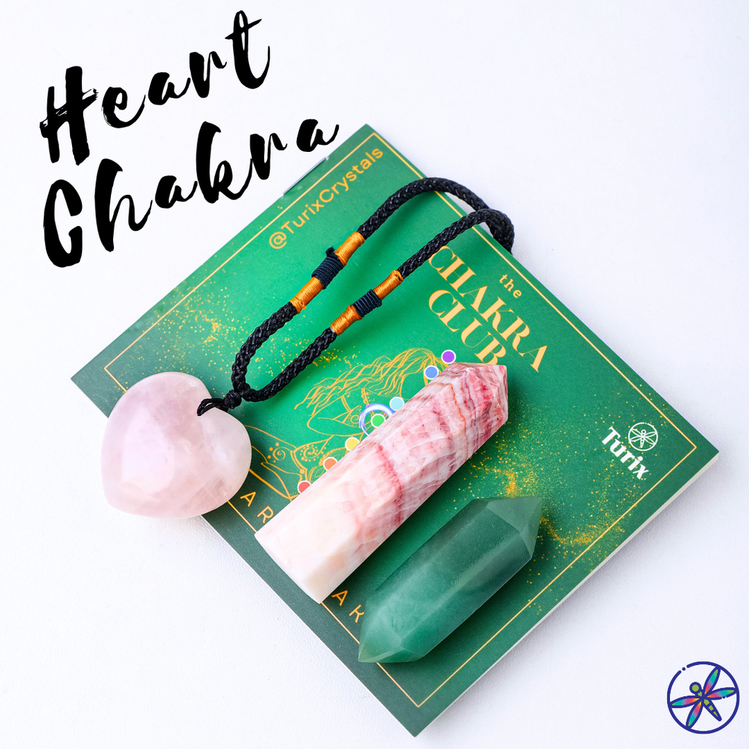 Heart Chakra Crystal Set