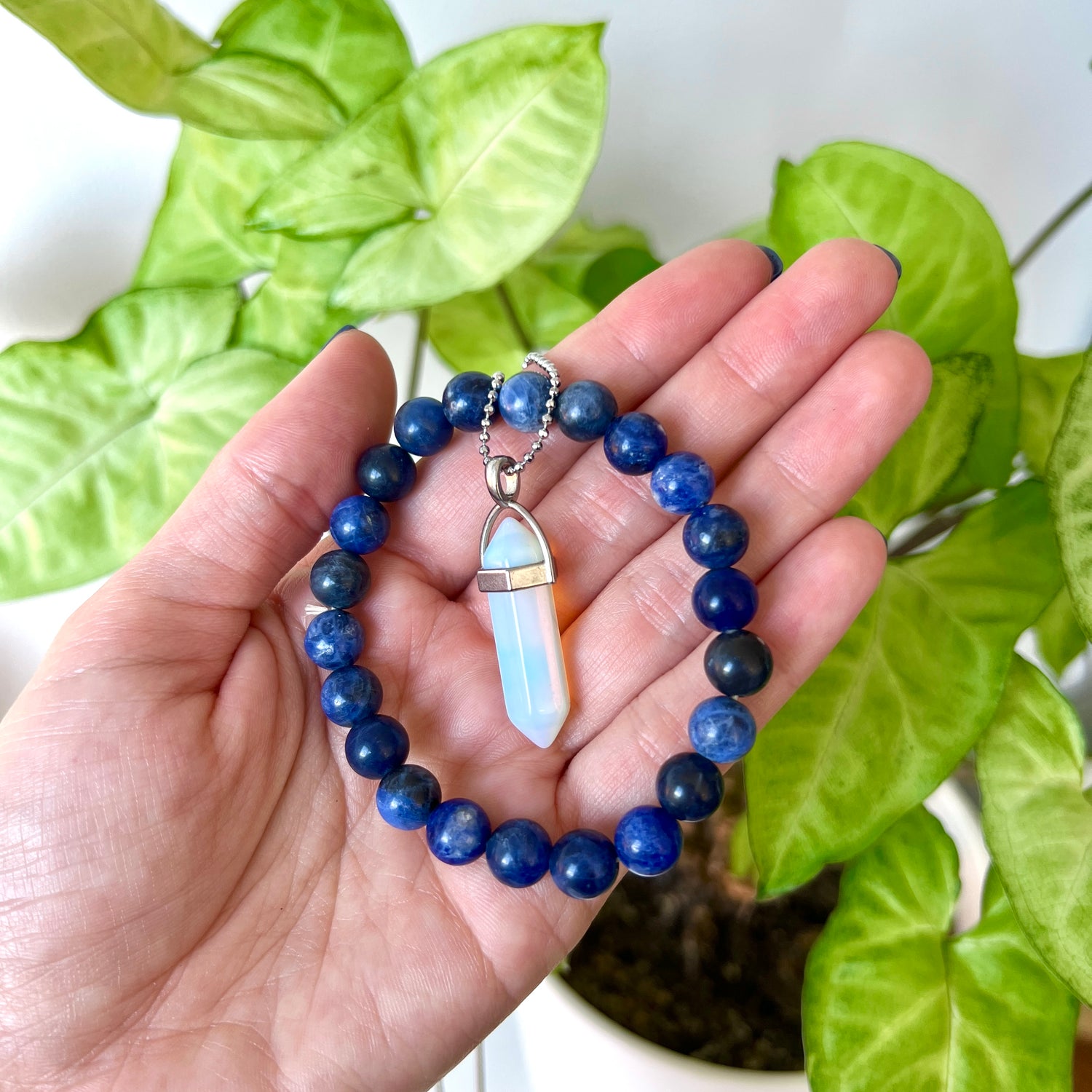 Choose Your Crystal Necklace &amp; Crystal Chips Bracelet ✨