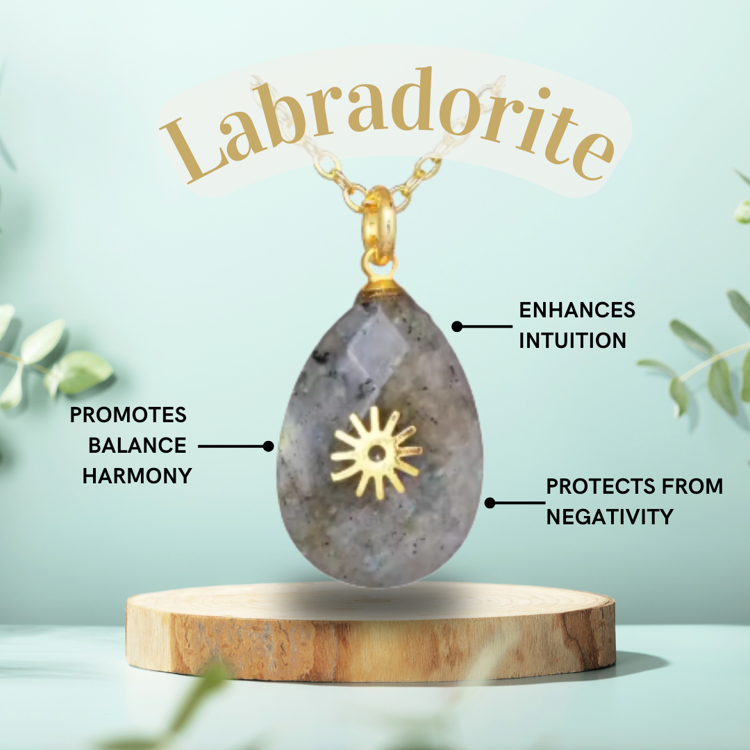 Dainty Cosmic Crystal Necklace – Labradorite