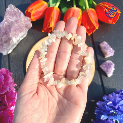 Choose Your Crystal Necklace &amp; Crystal Chips Bracelet ✨