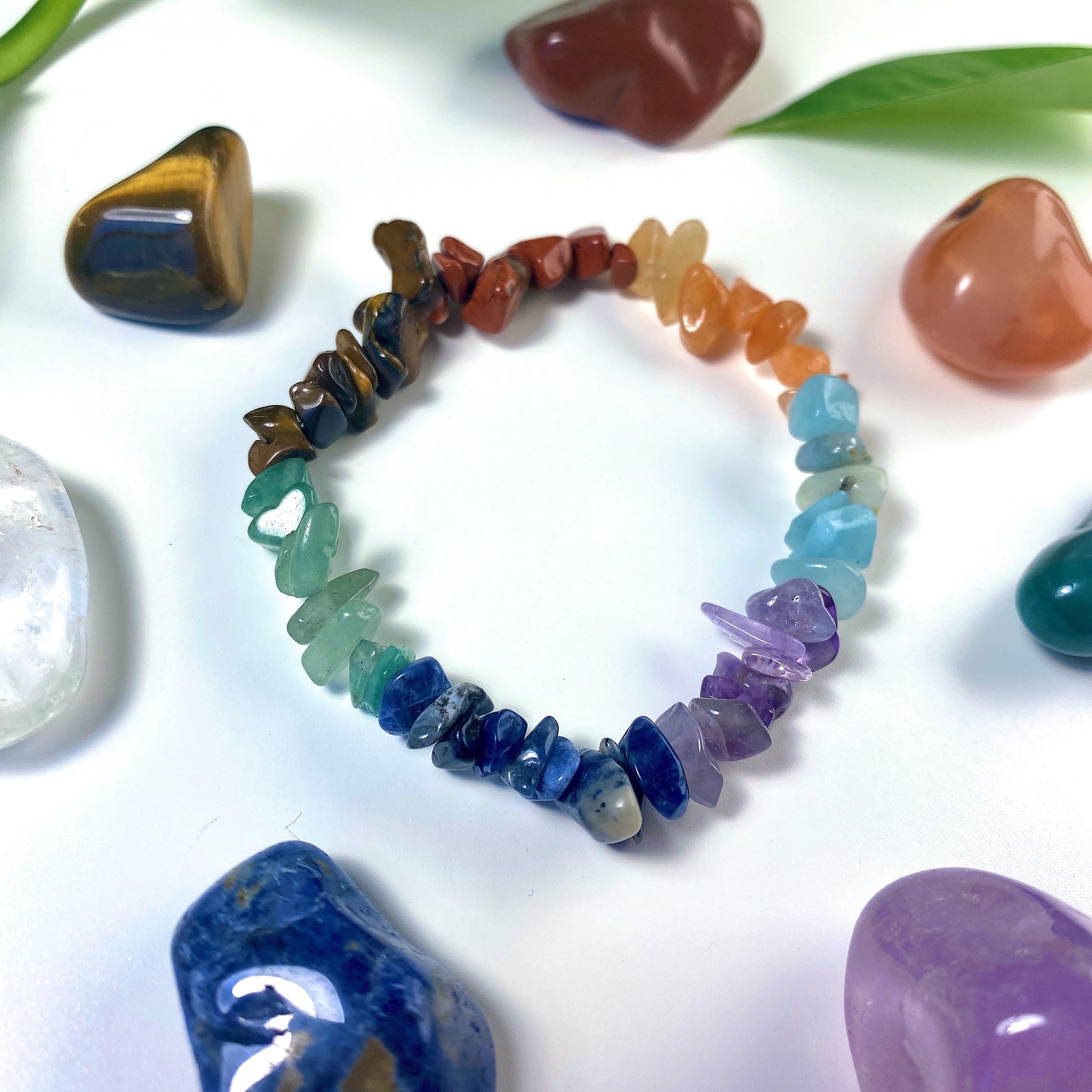 Choose Your Crystal Necklace &amp; Crystal Chips Bracelet ✨