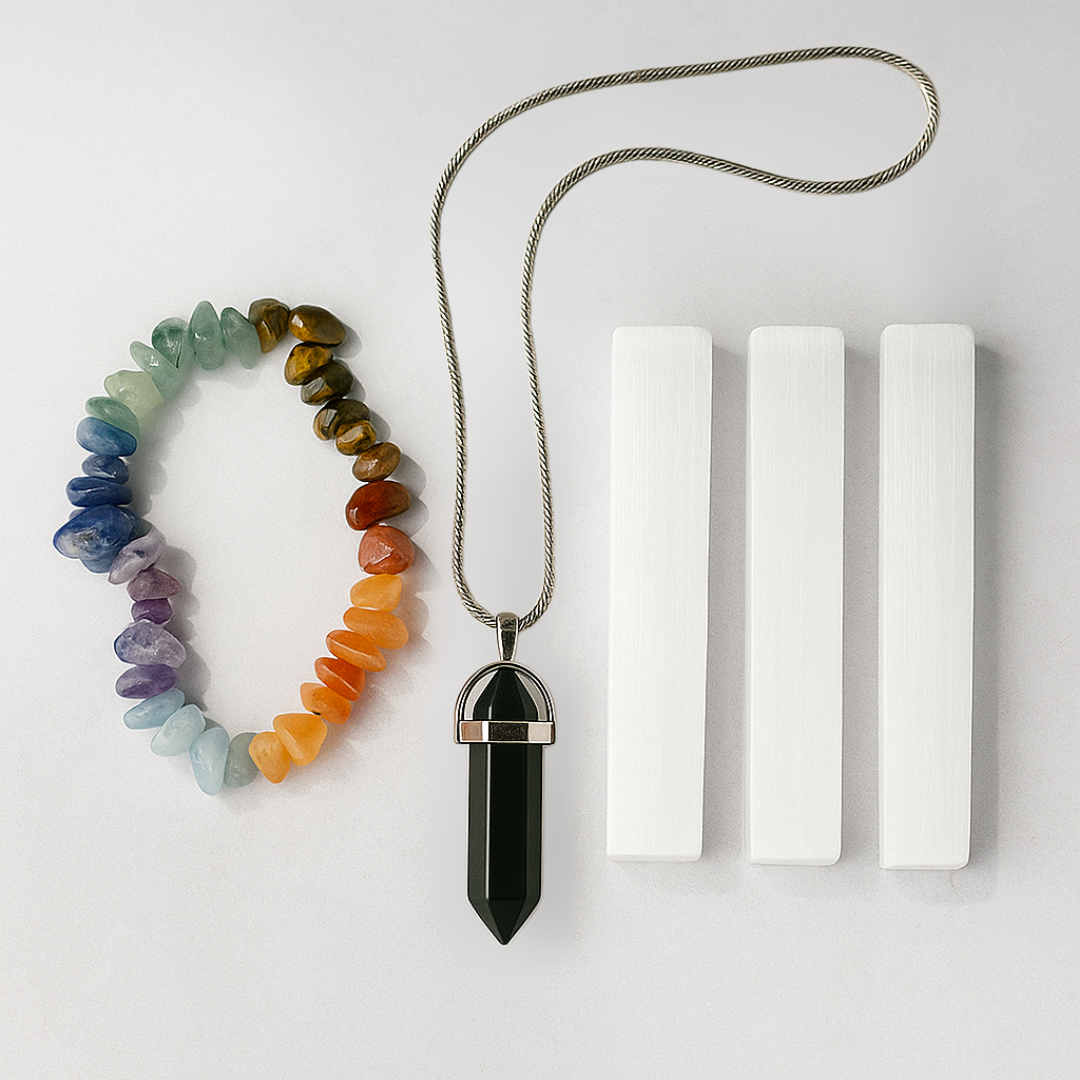 The Cleansing &amp; Protection Bundle - Free Selenite