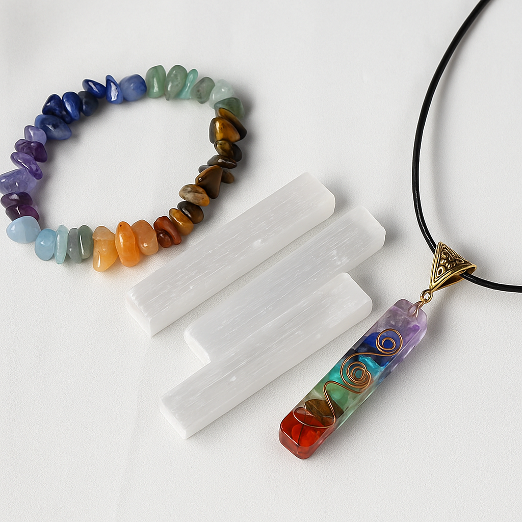 The Cleansing &amp; Protection Bundle - Free Selenite