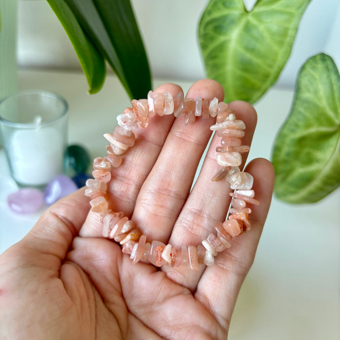 Sunstone Chips Bracelet