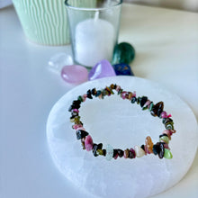 Rainbow Tourmaline Chips Bracelet