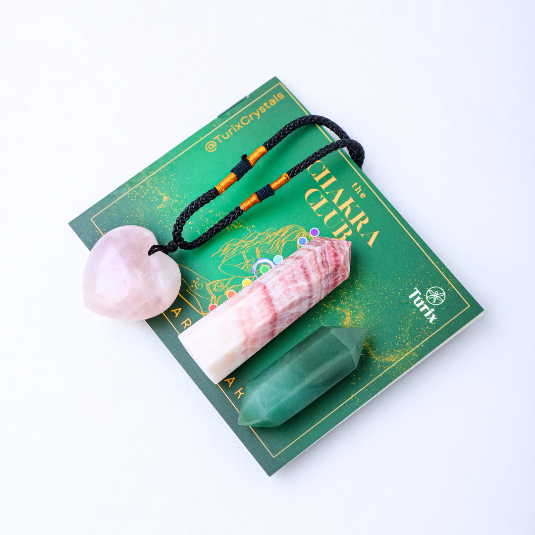 Heart Chakra Crystal Set
