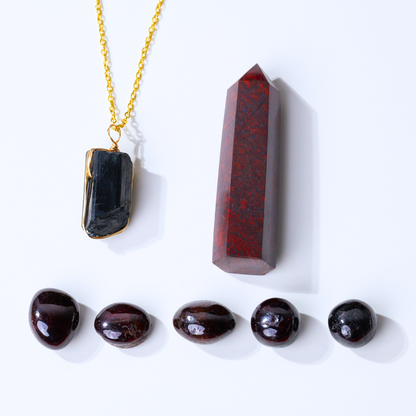 Root Chakra Crystal Set