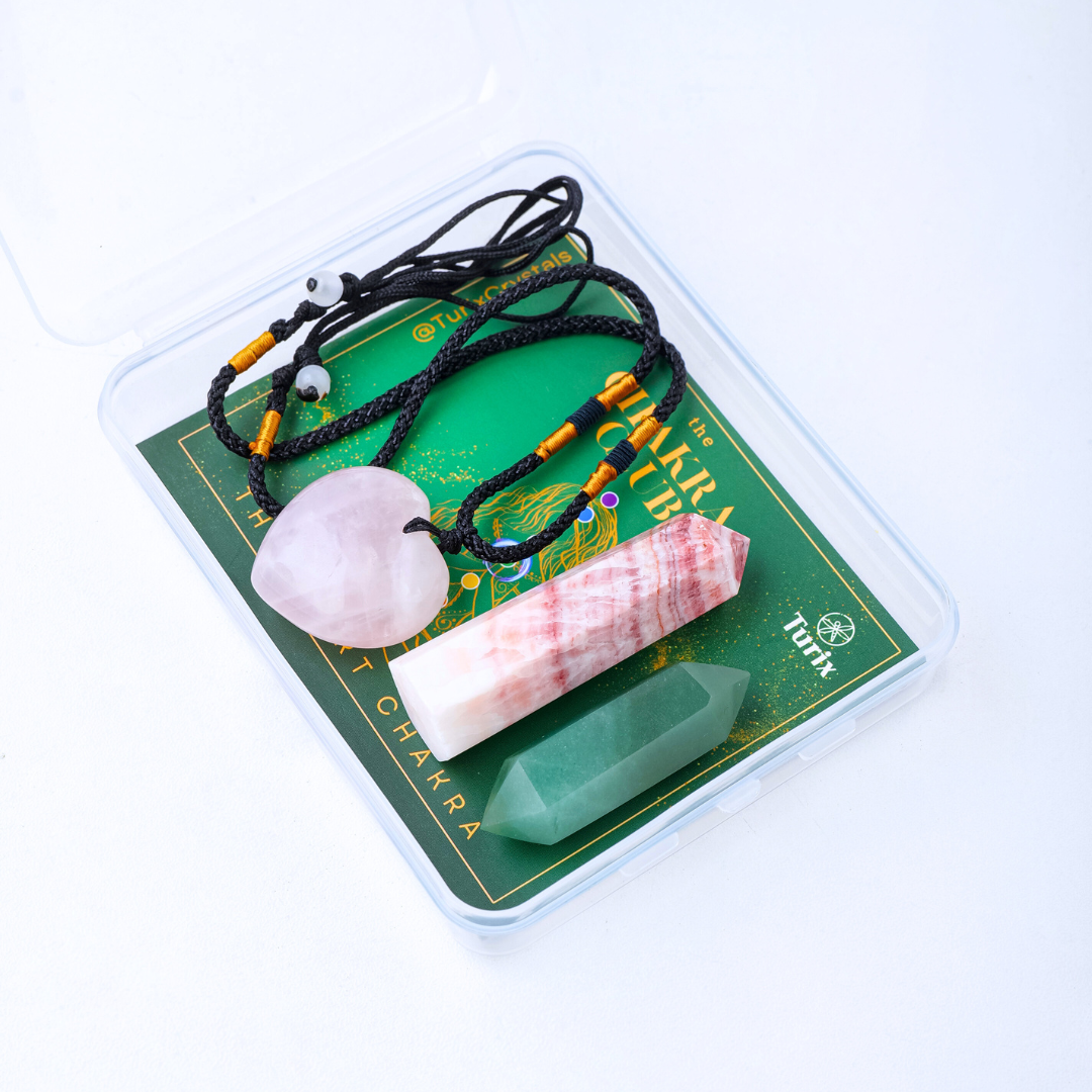 Heart Chakra Crystal Set