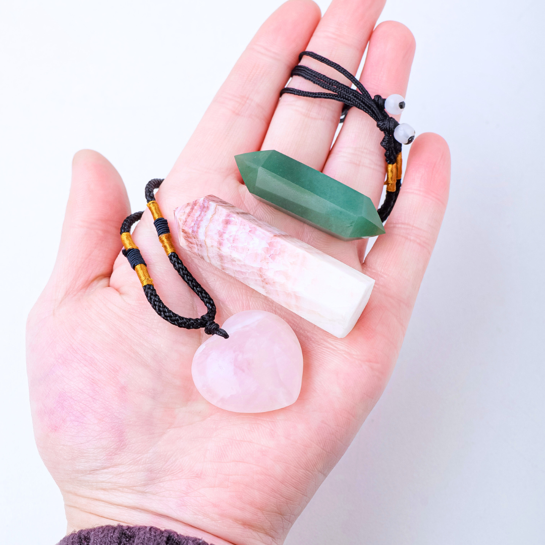 Heart Chakra Crystal Set
