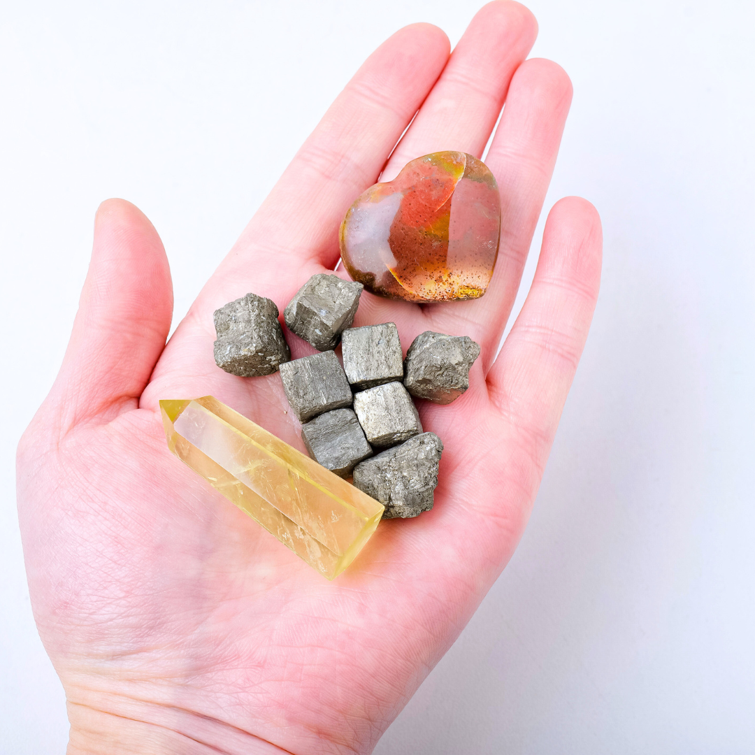 Solar Plexus Chakra Crystal Set