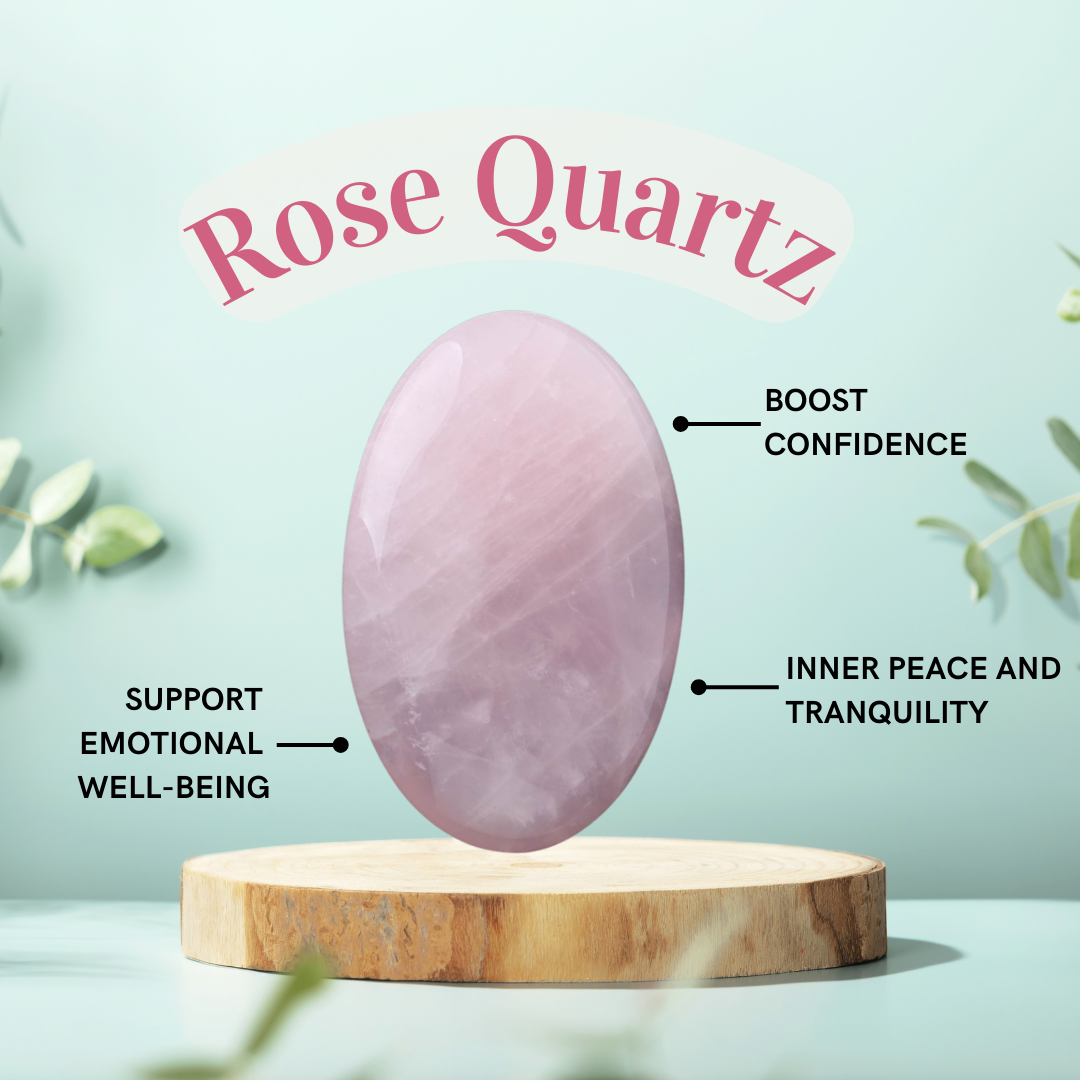 Rose Quartz Worry Stone