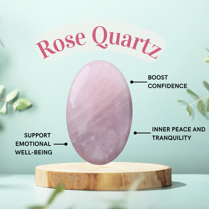 Rose Quartz Worry Stone