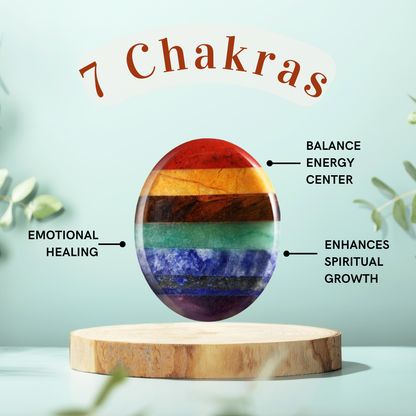 7 Chakra Worry Stone