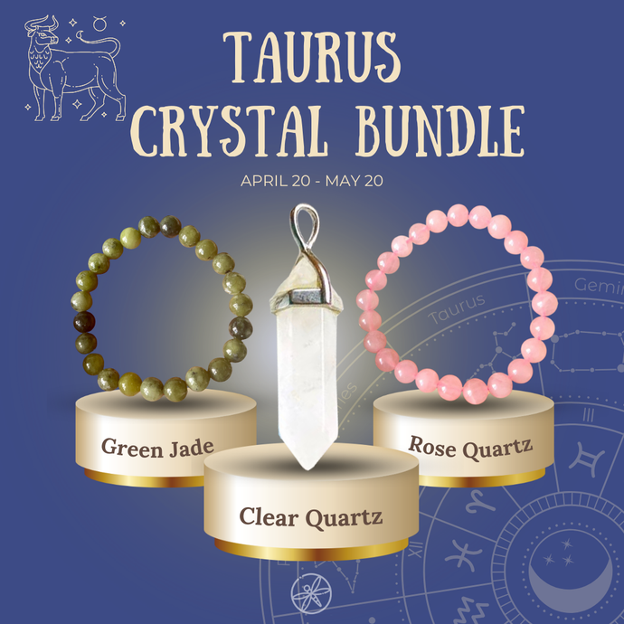 Taurus Zodiac Crystal jewelry set