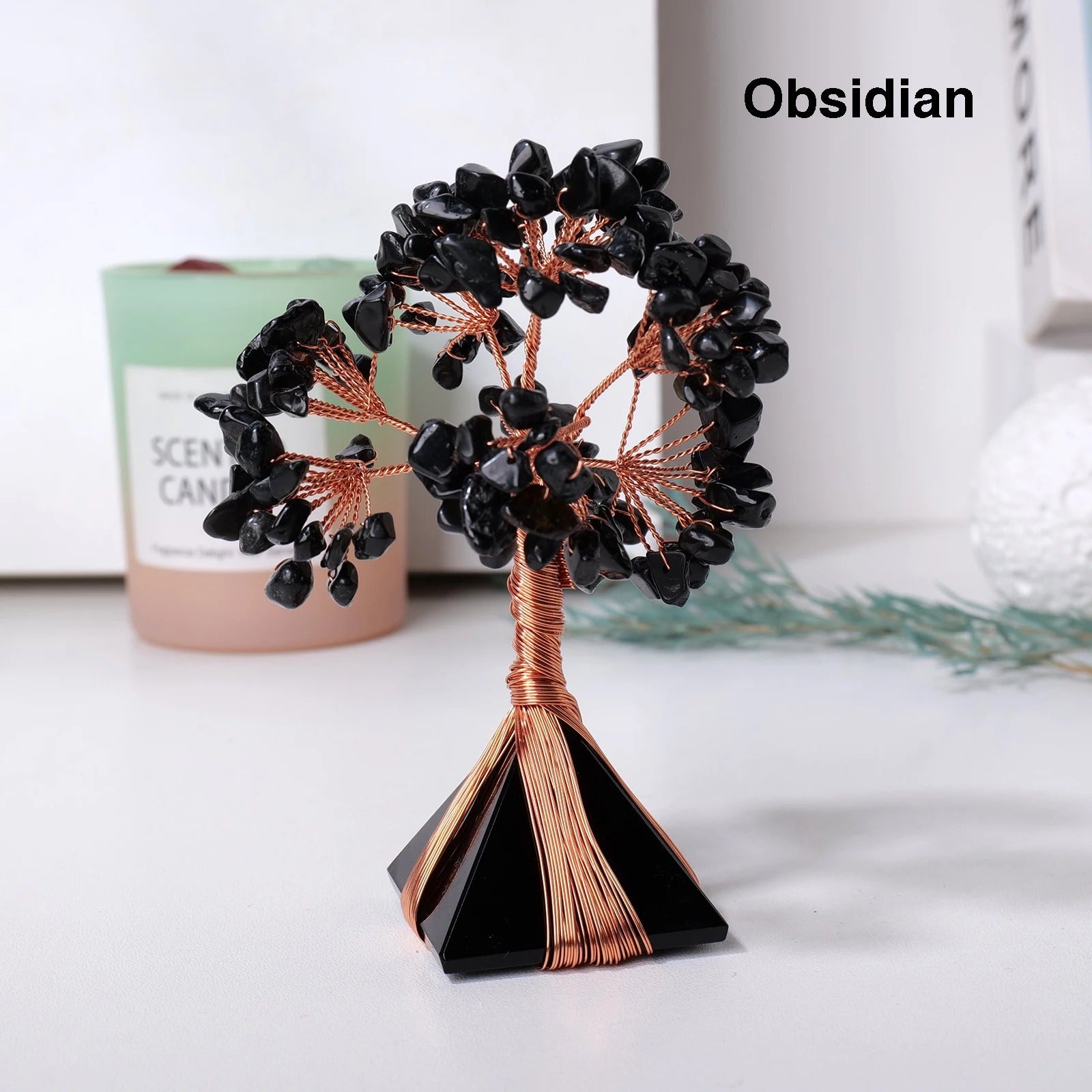Black Obsidian Crystal Tree – Turix Crystals