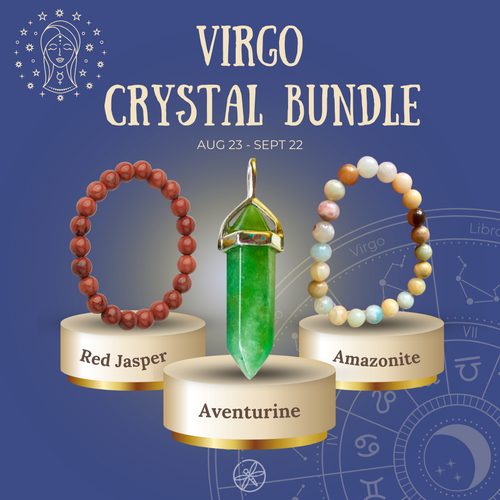 Virgo Zodiac Crystal jewelry set