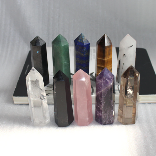 10 Natural Crystal points collection