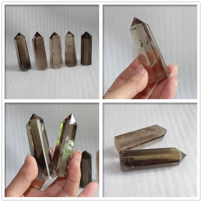 10 Natural Crystal points collection