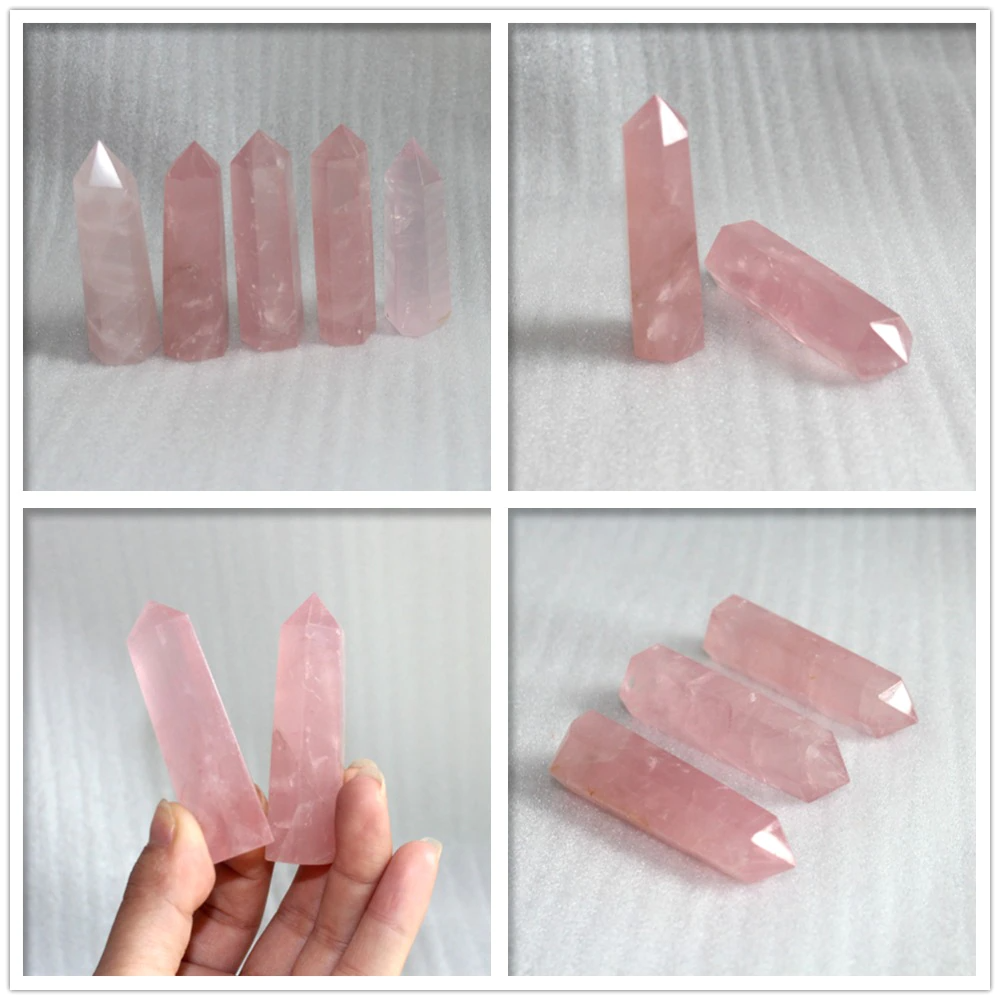 10 Natural Crystal points collection