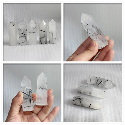 10 Natural Crystal points collection