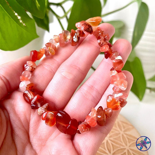 Carnelian Chips Bracelet