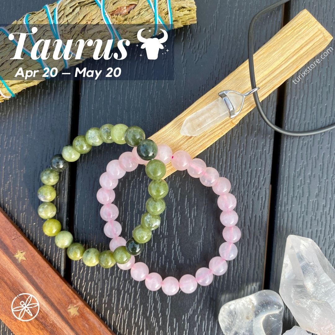 Taurus Zodiac Crystal jewelry set – Turix Crystals
