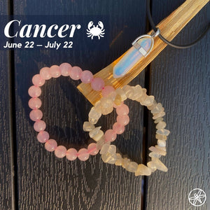 Cancer Zodiac Crystal jewelry set